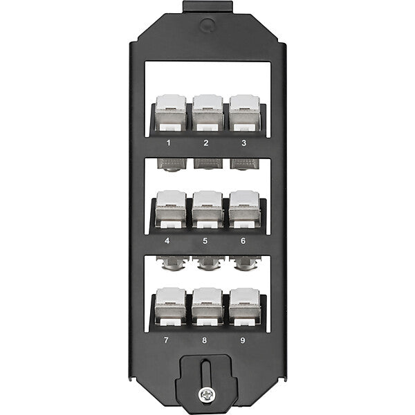 DIGITUS Bodentankhalter 3-fach f.9x Keystone Module AN-25179